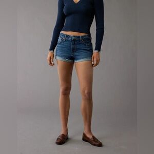 American Eagle Stretch Denim Perfect Shortie – Size 0 – NWT